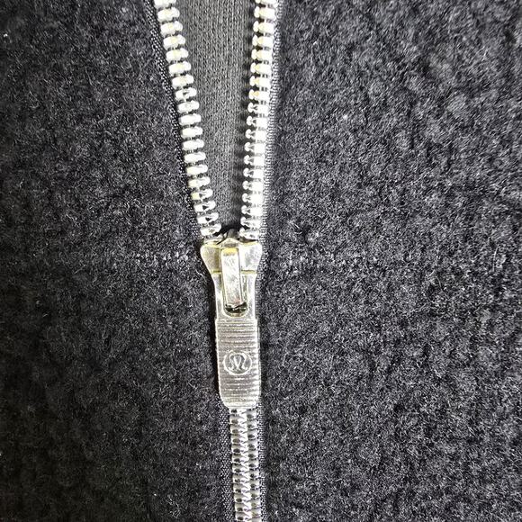 Lululemon Stand Out Sherpa Jacket Black Size 4 W4AKOSqqq - Picture 10 of 11